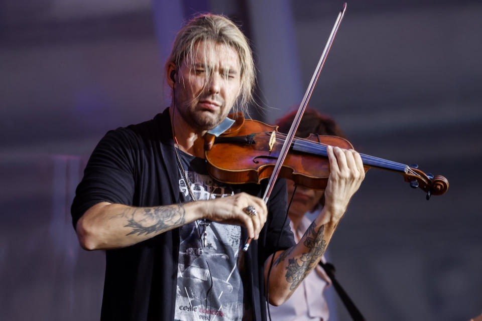 David Garrett beim Thurn & Taxis Schloss-Festival im Juli in Regensburg.