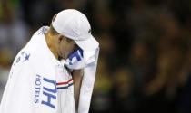 Tennis - Great Britain v United States of America - Davis Cup World Group First Round - Emirates Arena, Glasgow, Scotland - 6/3/15 USA's John Isner looks dejected after defeat Action Images via Reuters / Andrew Boyers Livepic