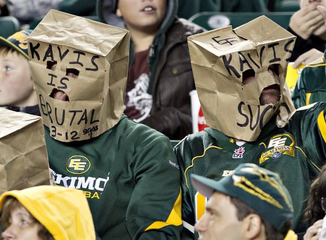 <b>Eskimos:</b> The Edmonton Eskimos have been eliminated from the playoffs and visit the Lions on Friday night.