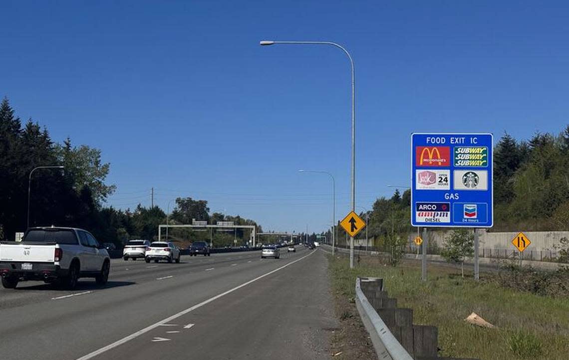 WSDOT oversees WA’s Motorist Information Signs, which alert drivers of businesses near upcoming highway exits.