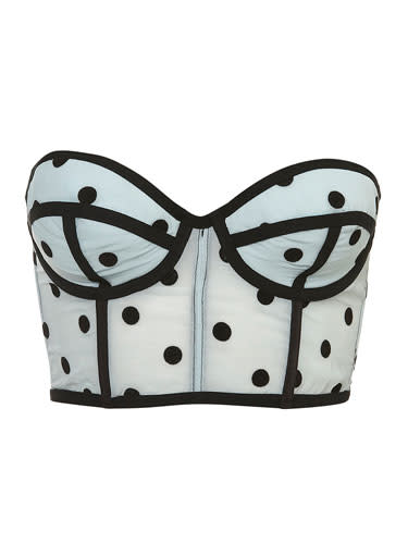 Topshop Pastel Spot Bralet