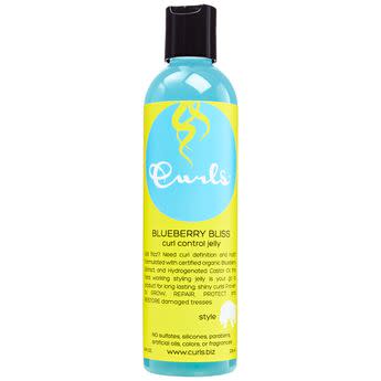 <p>A favorite among naturalistas, Curls Blueberry Bliss Control Jelly is infused with nourishing blueberry extract, and helps to further enhance and hold natural curls without leaving a crunchy feel. ($16, <a rel="nofollow noopener" href="https://www.target.com/p/curls-blueberry-bliss-curl-control-jelly-8-oz/-/A-18766725" target="_blank" data-ylk="slk:target.com;elm:context_link;itc:0;sec:content-canvas" class="link ">target.com</a>) (Photo: Curls) </p>