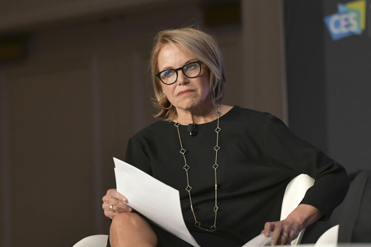 LAS VEGAS, NV - January 7 : Katie Couric at the Digital Navigation matters Now Workplace Wellness Thrives keynote during CES 2020 at the Venetian in Las Vegas, Nevada on January 7, 2020. Credit: Damairs Carter/MediaPunch /IPX
