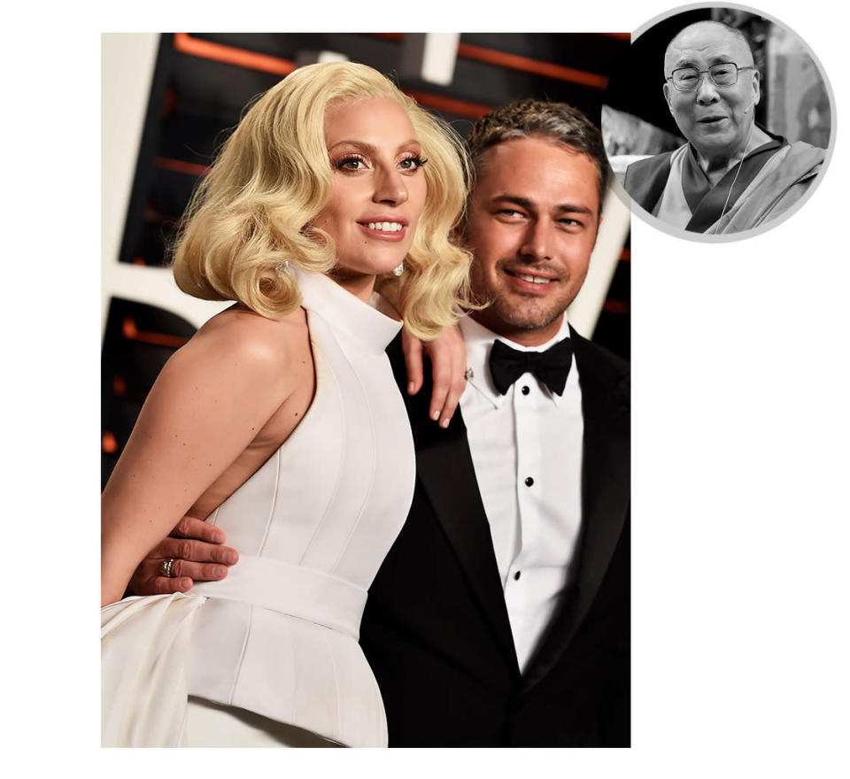 Lady Gaga & Taylor Kinney, rumored to be officiated by the Dalai Lama