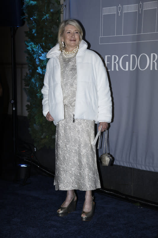 Martha Stewart attends Bergdorf Goodman's 2023 holiday window unveiling at Bergdorf Goodman on November 16, 2023 in New York City.<p>John Lamparski/Getty Images</p>