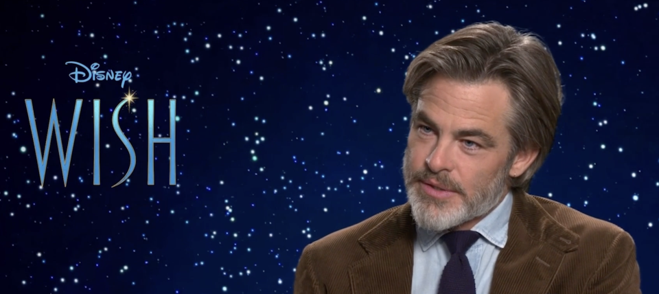 Closeup of Chris Pine