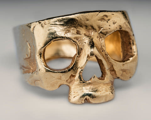 Polly Wales skull ring