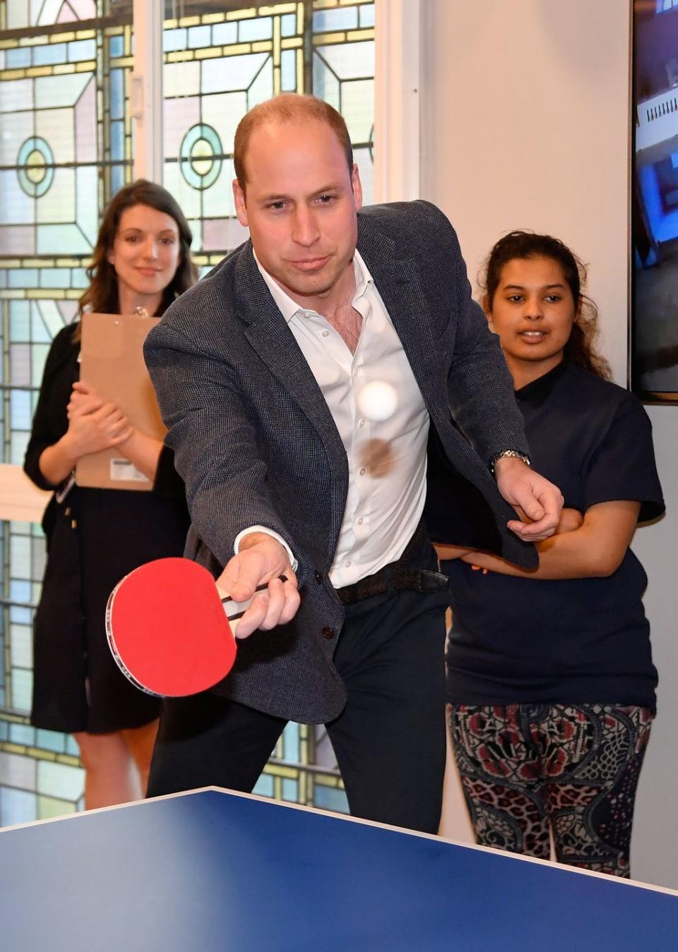 <p>Who needs a ribbon cutting when you can have a ping-pong playing prince at your opening, as the Greenhouse Sports Centre did on April 26, 2018.</p>