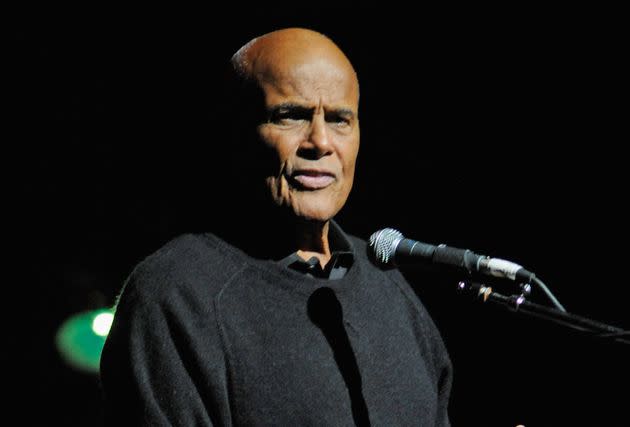 Harry Belafonte performs at the 