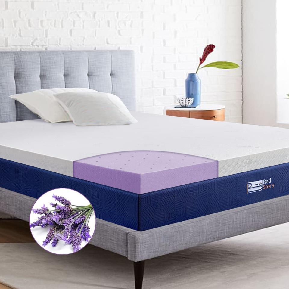 BedStory 2 Inch Memory Foam Mattress Topper