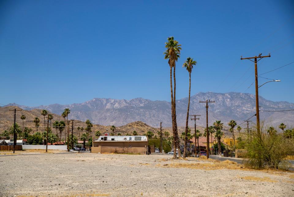 The future site of The Grove Apartments is seen in Cathedral City on June 6.