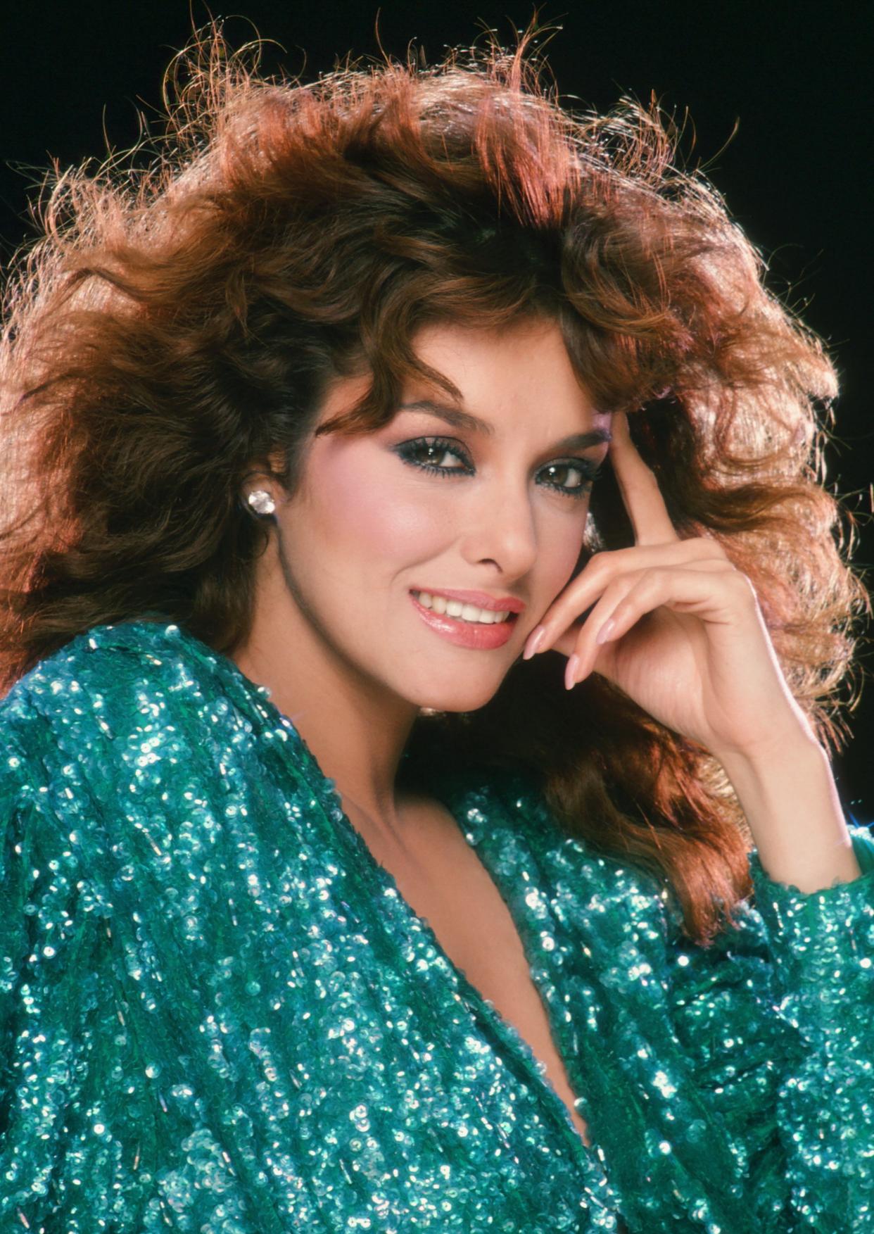 Lucía Mendez en 1981.  (Photo by Harry Langdon/Getty Images)