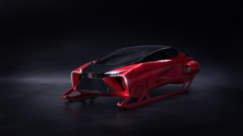 Lexus推出HX Sleigh Concept概念雪橇，外型相當酷炫。（圖／翻攝自Lexus官網）