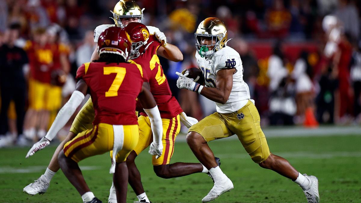 Notre Dame wide receiver Jordan Faison earns football scholarship