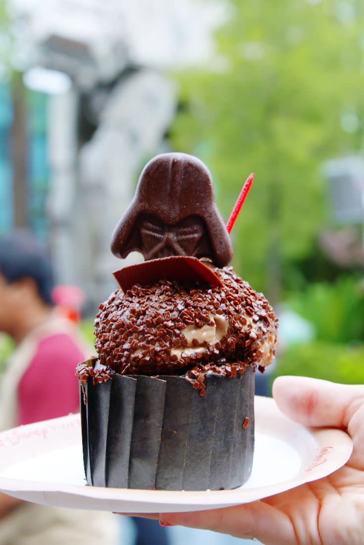 Darth Vader Chocolate Cupcake