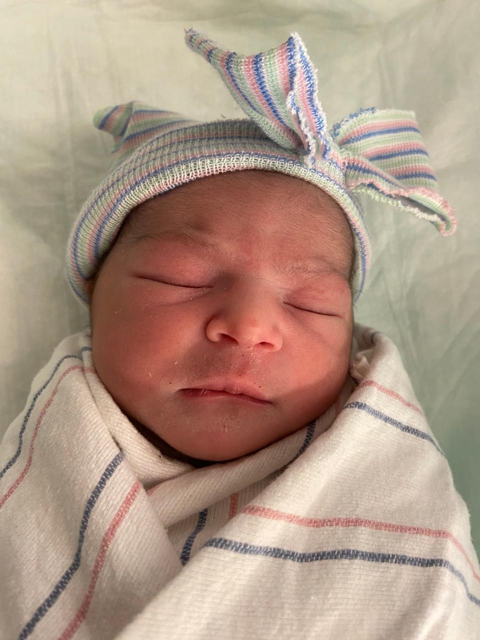 Nicolette Schulz was born at 6:48 a.m. on Jan. 1, 2024 at Community Medical Center in Toms River.