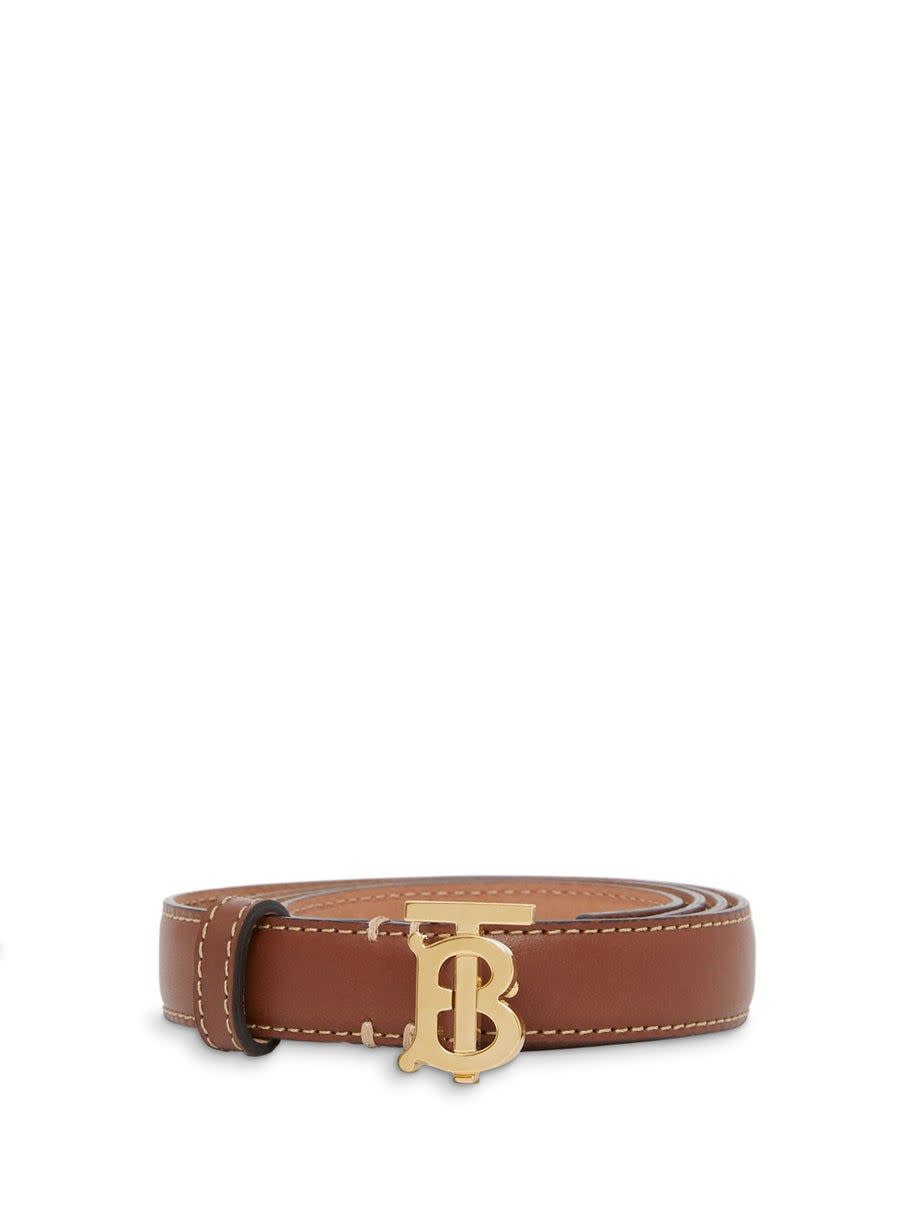 TB-Buckle Leather Belt