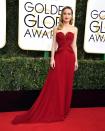 <p>Vêtue en Rodarte sur mesure aux Golden Globes 2017. [Photo : Getty] </p>