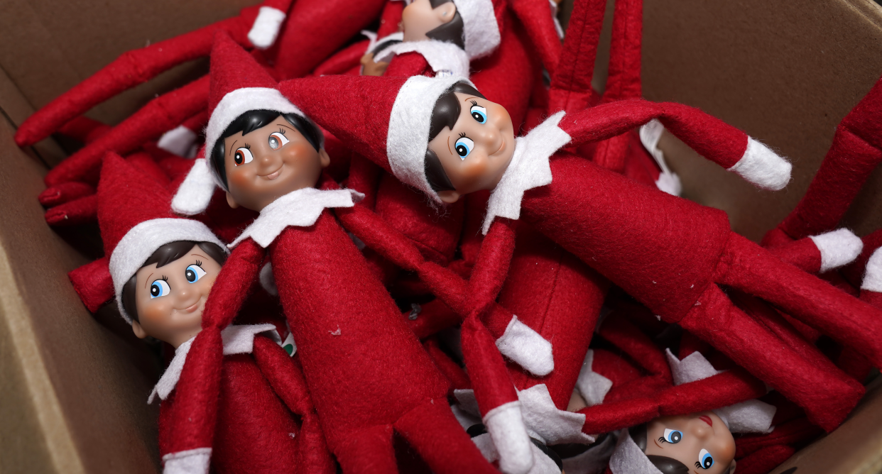 Elf on the Shelf is back — but not all parents are into the holiday trend. (Photo: AP)