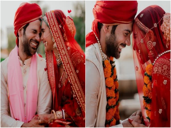 The newlywed couple Rajkummar Rao and Patralekhaa (Image source: Instagram)