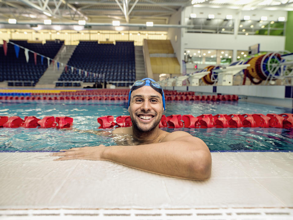 Swimmer Xavier Castelli also featured in the innovative National Lottery-funded project