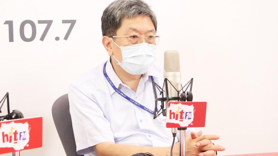 李秉穎表示是看到媒體消息才知道防疫升級。（圖／HitFM提供）