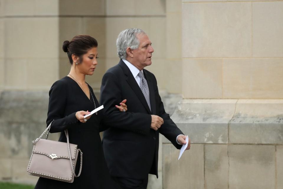 Moonves, who is seen here with his wife Jullie Chen, was accused by multiple women of sexual assault and harassment. Getty Images