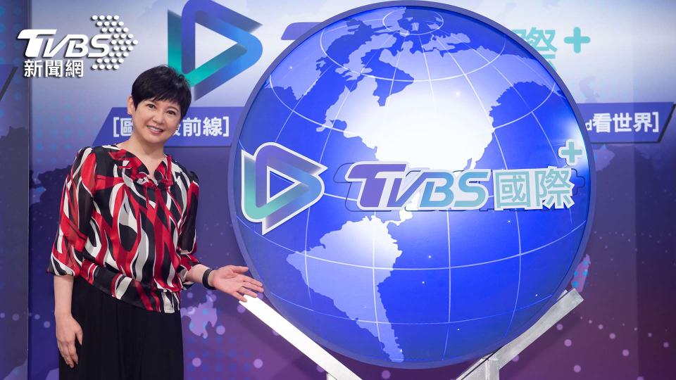 TVBS新聞部副總經理詹怡宜記者會上分享TVBS國際新聞佈局