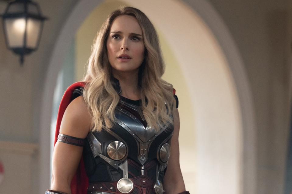 Natalie Portman as Jane Foster/Mighty Thor in "Thor: Love and Thunder."