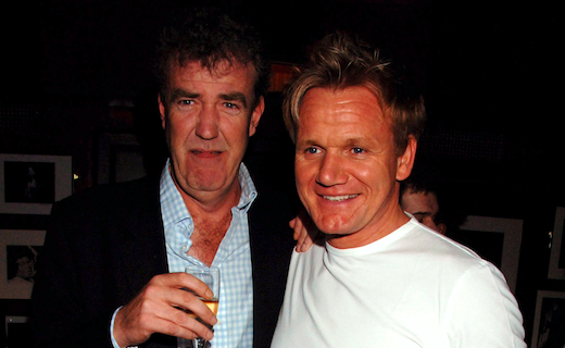 Jeremy Clarkson and Gordon Ramsay attend private party at Ronnie Scott's hosted by Gary Farrow on March 15, 2007 in London, England. (Photo by Dave M. Benett/Getty Images)