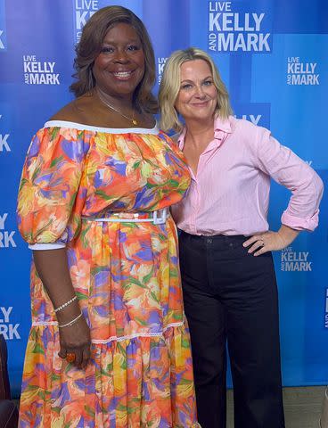 <p>WABC</p> Amy Poehler and Retta.