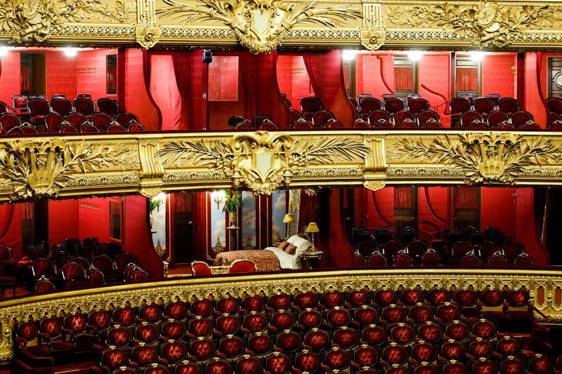 FILE PHOTO: Airbnb offers night for two in Paris opera house Palais Garnier