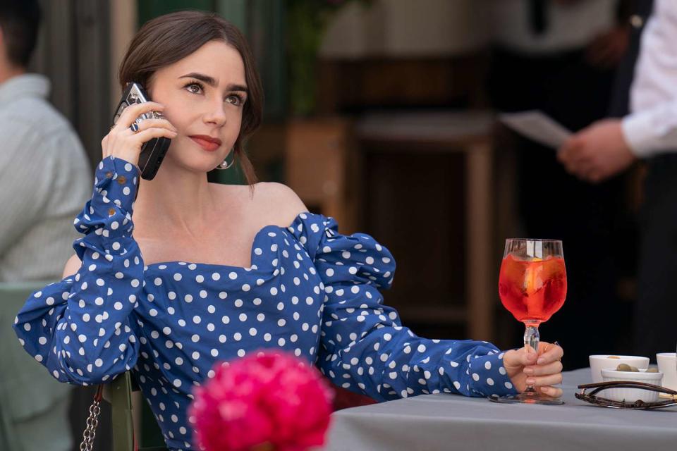 <p>Giulia Parmigiani/Netflix</p> Lily Collins in 