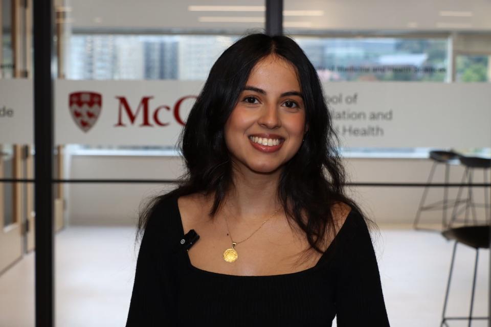 Anglena Sarwar, a master's student at McGill, is one of the first students to enroll in the "Indigenous World Views in Health Delivery and Research" course.