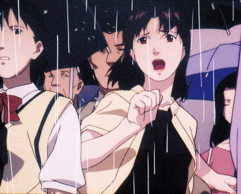 導演今敏透過處理日本偶像文化的題材，《藍色恐懼》將看似甜美實則黑暗的星夢，成為了心理驚悚絕佳案例。（光年映畫提供）