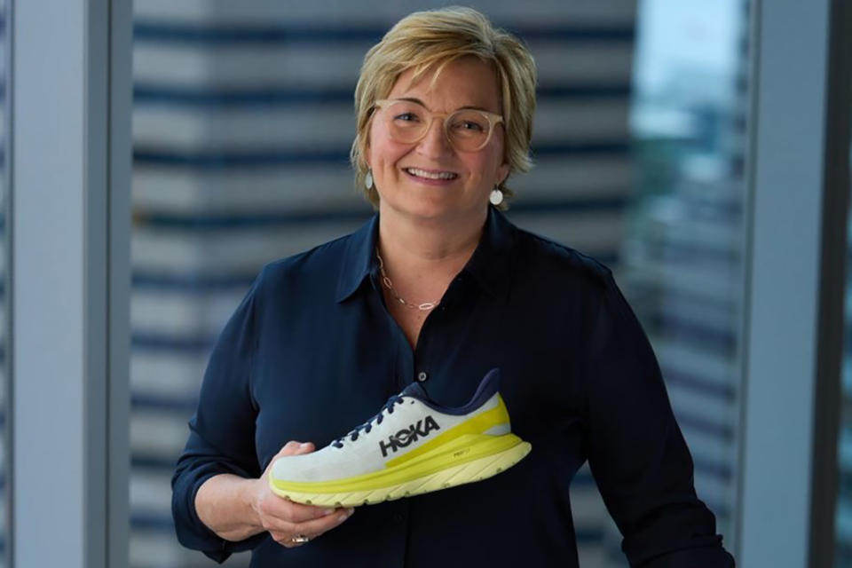 Hoka One One VP of global brand marketing Norma Delaney. - Credit: Courtesy of Hoka One One