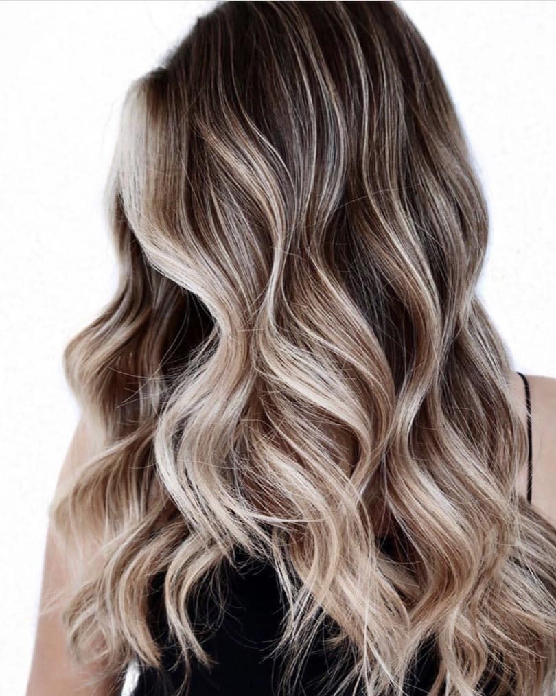 Frosted Blonde Balayage