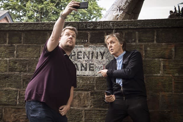 James Corden Paul McCartney