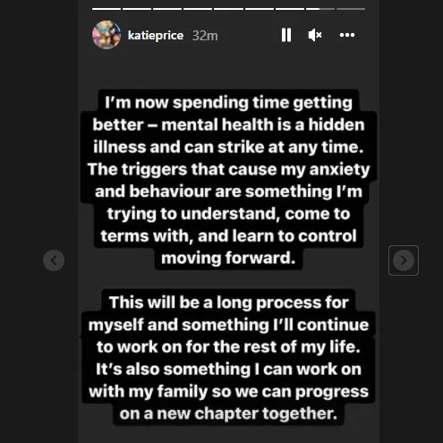 The star has apologised. (Katie Price Instagram)