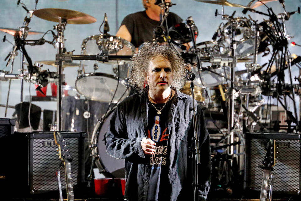 LOS ANGELES, CA - MAY 23: Frontman Robert Smith and The Cure perform at the Hollywood Bowl on Tuesday, May 23, 2023 in Los Angeles, CA.  (Gary Coronado/Los Angeles Times via Getty Images)