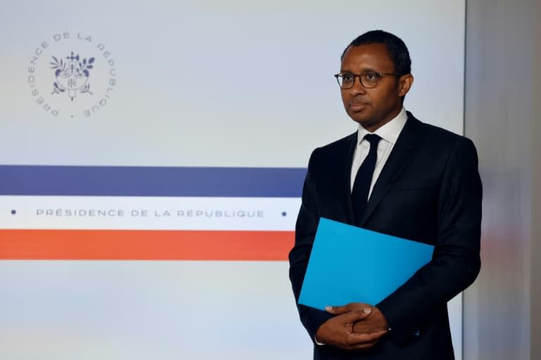 Le ministre de l'Education Pap Ndiaye à l'Elysée, à Paris, le 14 juin 2022 - Ludovic MARIN © 2019 AFP