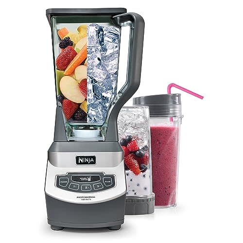 Ninja BL660 Professional Compact Smoothie & Food Processing Blender, 1100-Watts, 3 Functions -f…