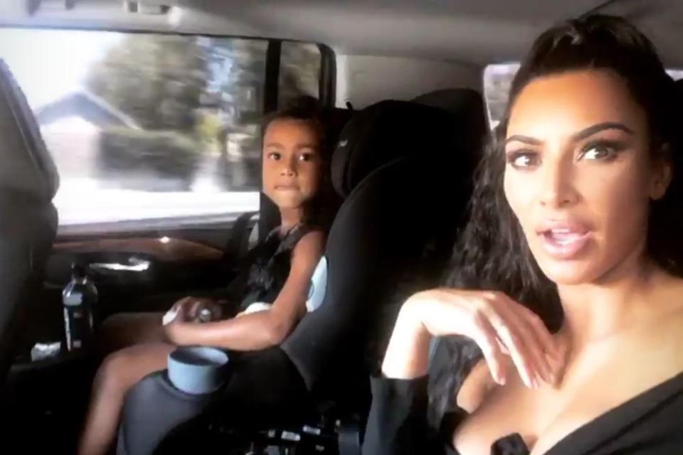 Kim Kardashian West and North West