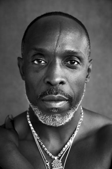 Actor Michael K. Williams, photographed at home in Brooklyn on Aug. 16.