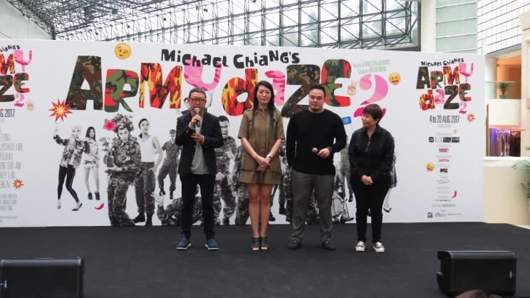 Michael Chiang, Beatrice Chia-Richmond, Don Richmond, and Annie Pek - the creative team behind 