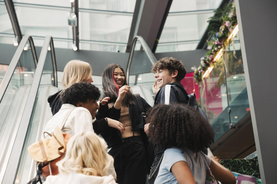 Kids in a mall