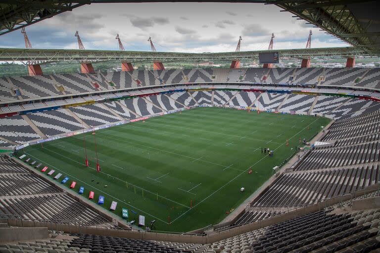 El estadio Mbombela, de Nelspruit, puede albergar 40.000 espectadores, y las entradas están agotadas desde hace tiempo; allí se coronará al vencedor del Rugby Championship.