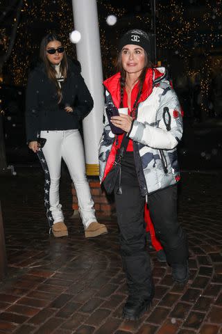 <p>Backgrid</p> Kyle Richards in Aspen on December 23, 2023.