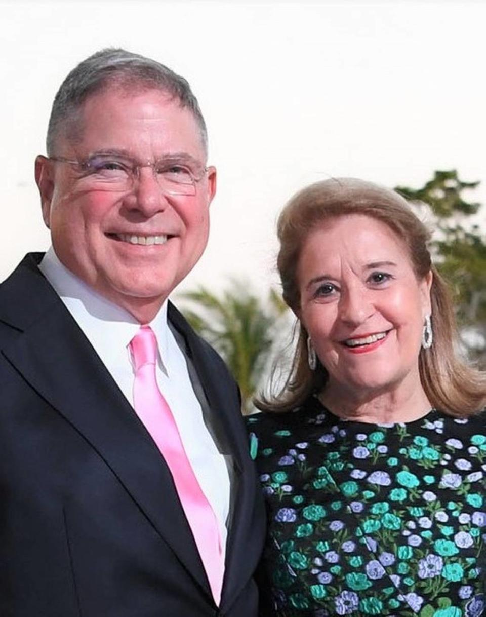 Alberto Ibargüen and Susana Ibargüen were married for 53 years. ‘I think she saw clearer than most that arts and culture really do define a place and a community,’ her husband said for her obituary in 2021. Susana was a board president and trustee emeritus of Pérez Art Museum Miami. Miami Herald file