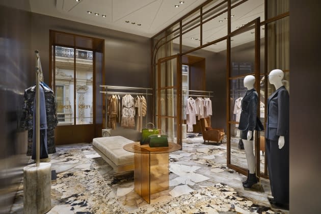 Opening in one of Italy's most ancient malls, Fendi's new boutique